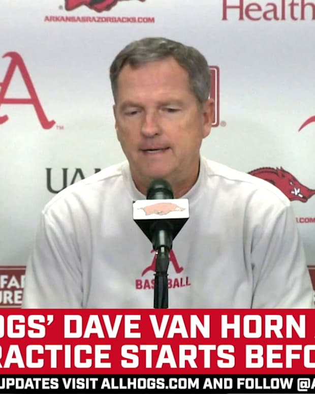 Hogs' Dave Van Horn on Preseason Practice